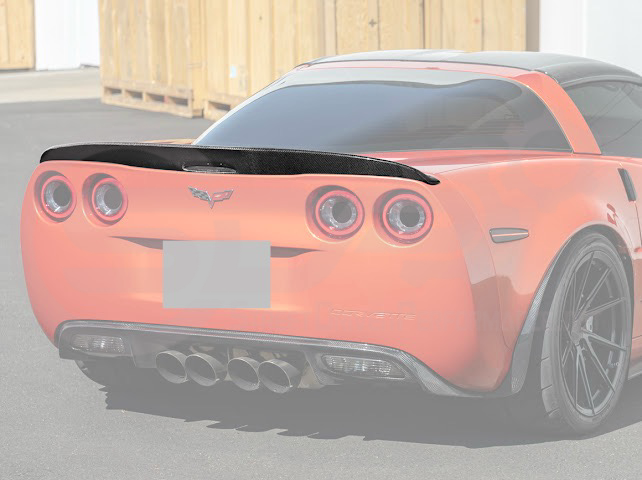 2005-2013 CHEVROLET CORVETTE C6 | REAR TRUNK LID WING SPOILER