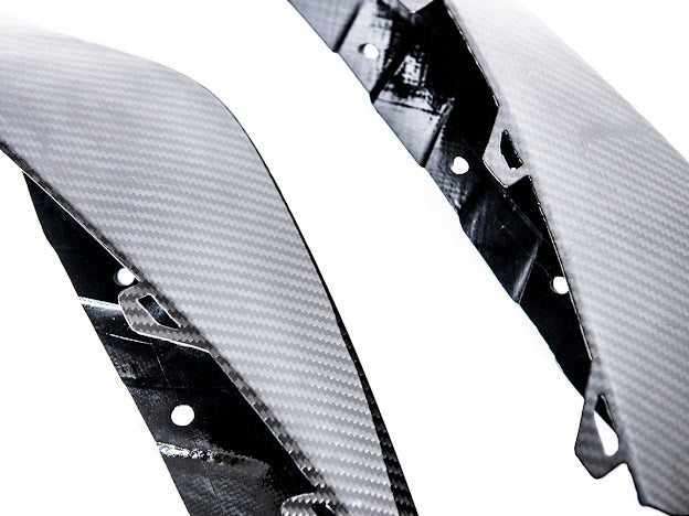 2021-Up BMW G82 / G83 M4 | Factory Extended Style Carbon Fiber Front Lip Splitter Pair Ground Effects