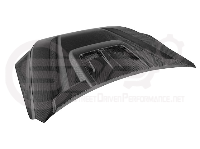 2022-UP TOYOTA TUNDRA | SDP CARBON FIBER FRONT VENTED HOOD WITH SIDE VENTS