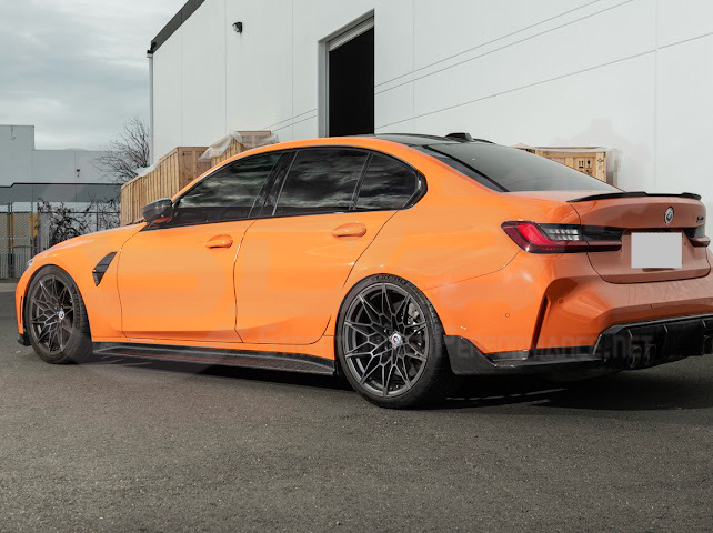 2021-UP BMW G80 M3 | FACTORY REPLACEMENT CARBON FIBER SIDE FENDER VENT COVERS REPLACEMENT PAIR