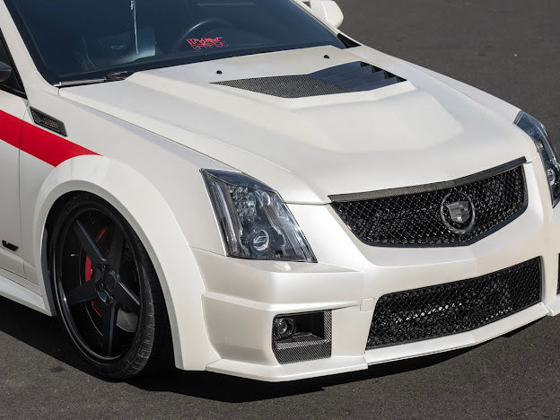2009-2015 CTS-V V2 - Carbon Fiber Fog Light Bezels / Covers