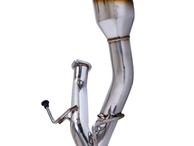 2014-PRESENT INFINITI Q50 MUFFLER DELETE AXLE BACK BURNT TIPS EXHAUST