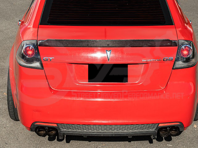 2008-2009 PONTIAC G8 | CARBON FIBER REAR TRUNK LID WICKERBILL SPOILER WING