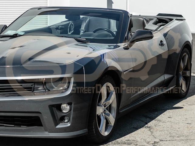 2010-2015 CHEVROLET CAMARO CARBON FIBER MIRROR COVER CAP PAIR