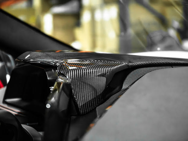 2020+ CHEVROLET CORVETTE C8 CARBON FIBER UPPER DASH INSTRUMENT PANEL FULL COVER KIT