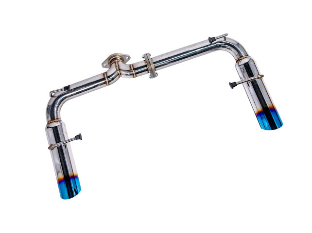 2022-PRESENT TOYOTA GR86 & SUBARU BRZ | MUFFLER DELETE BURNT TIP AXLE BACK EXHAUST (CHROME OR BURNT BLUE TIPS)
