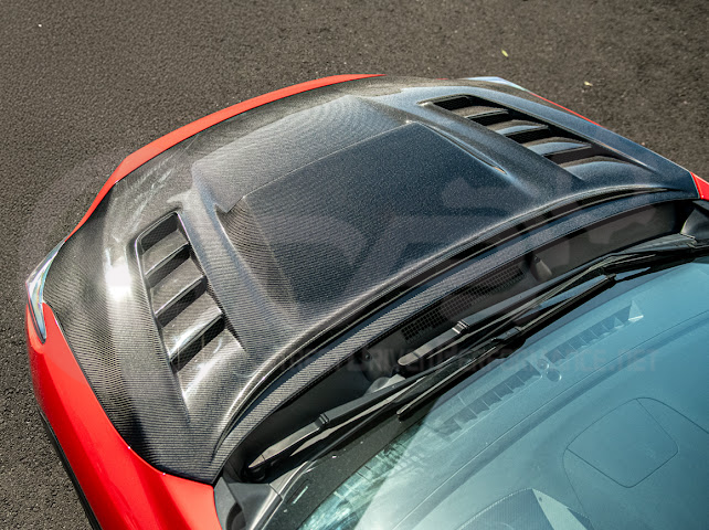 2022-UP SUBARU WRX | JDM VRS STYLE CARBON FIBER FRONT VENTED HOOD