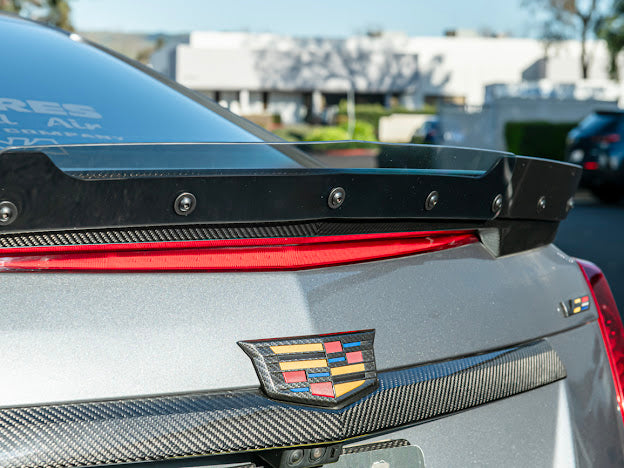 2016-2019 CADILLAC CTS-V V3  | SDP CARBON FIBER REAR TRUNK WING WICKERBILL SPOILER