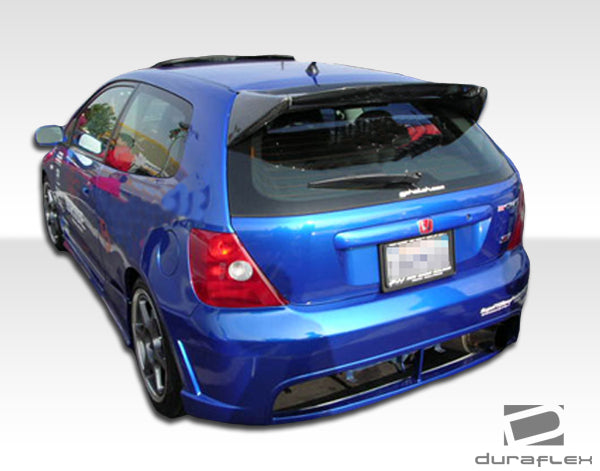 2002-2005 Honda Civic Si HB Duraflex JDM Buddy Rear Bumper Cover - 1 Piece