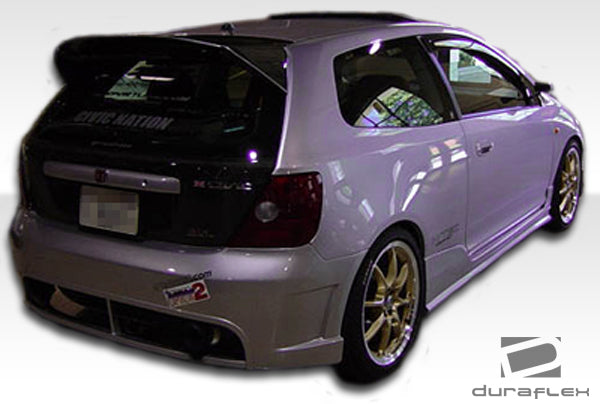2002-2005 Honda Civic Si HB Duraflex JDM Buddy Rear Bumper Cover - 1 Piece