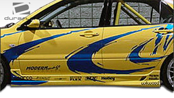 2002-2007 Mitsubishi Lancer Duraflex K-1 Side Skirts Rocker Panels - 2 Piece