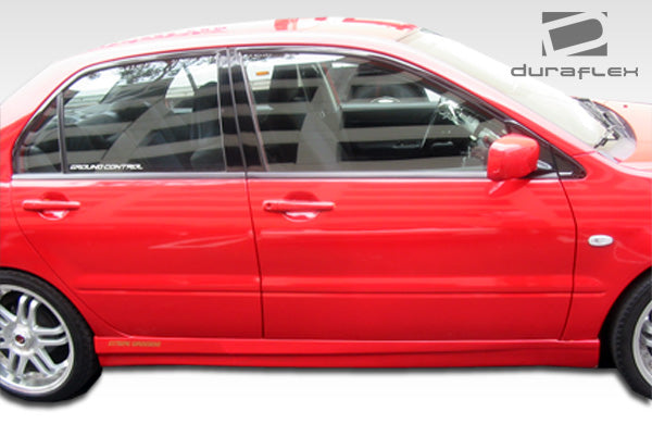 2002-2003 Mitsubishi Lancer Duraflex Walker Side Skirts Rocker Panels - 2 Piece