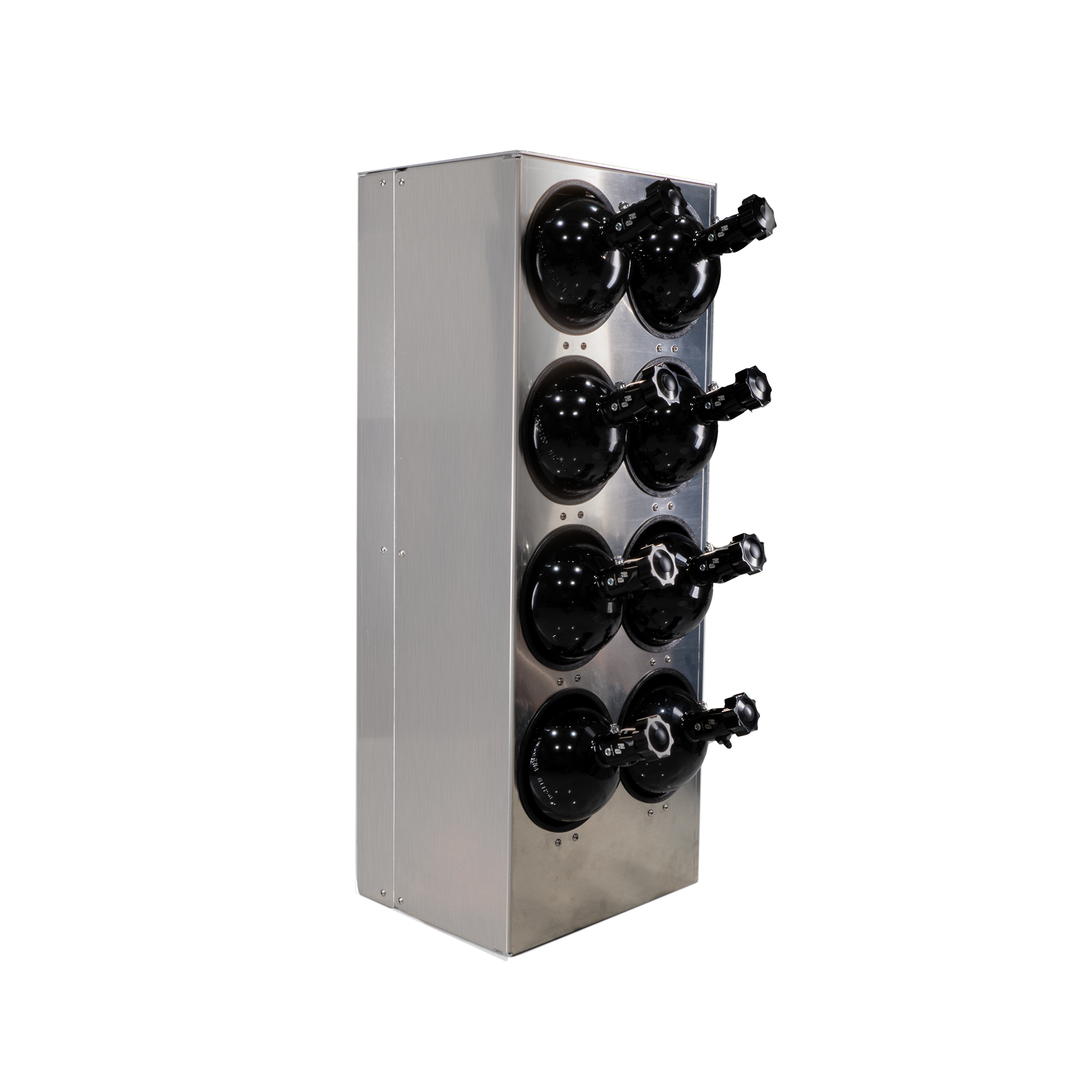 860 Performance Trailer Mount Nitrous Bottle Holder - 8x 10lb Bottles / Raw Finish
