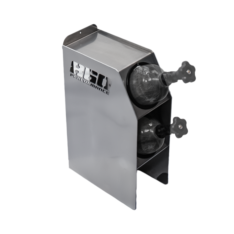 4.5lb Composite Bottle Rack - 2 Bottles/Raw Finish