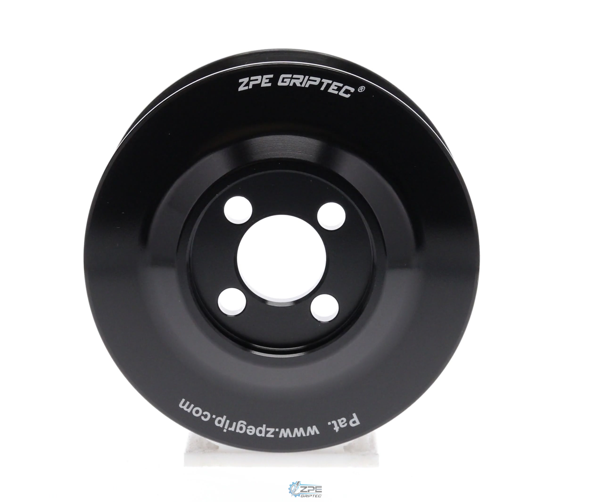 3.25" 8 Rib ZPE GripTec® Whipple Standard L3V-A Black Pulley