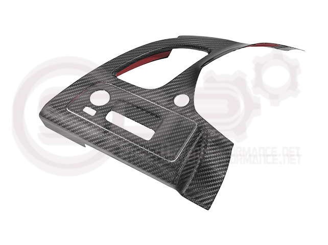 2014-2019 CHEVROLET CORVETTE C7 | DRY CARBON FIBER PASSENGER SIDE DASHBOARD AIR DUCT VENT PANEL COVER