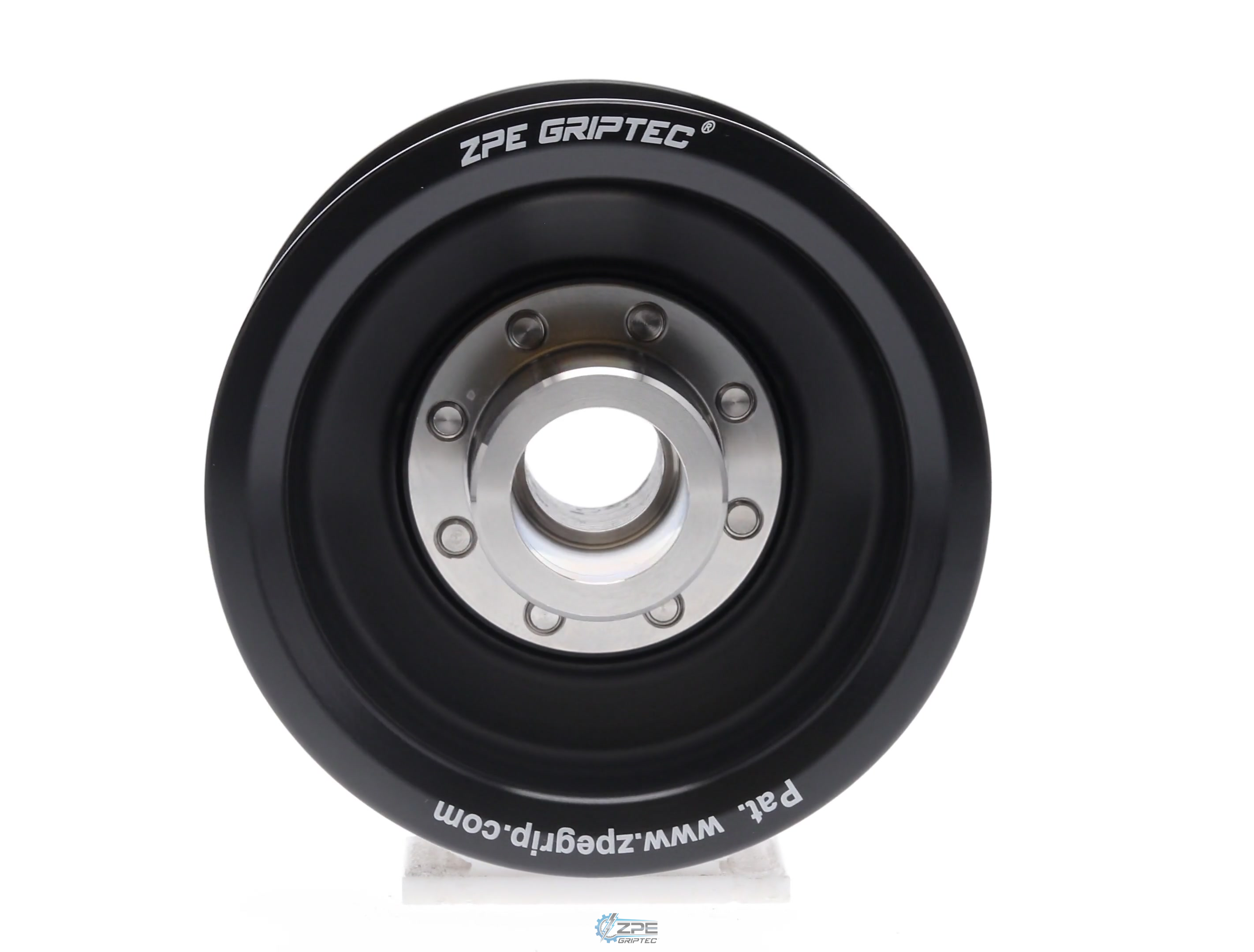 3.25" 10 Rib ZPE GripTec® 2pc HellCat L2V Black Pulley & Hub Kit