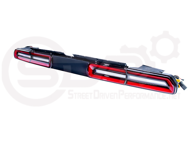 2008-2014 DODGE CHALLENGER | FACELIFTED SEQUENTIAL SIGNAL LED CLEA REAR TAILLIGHTS (PAIR)