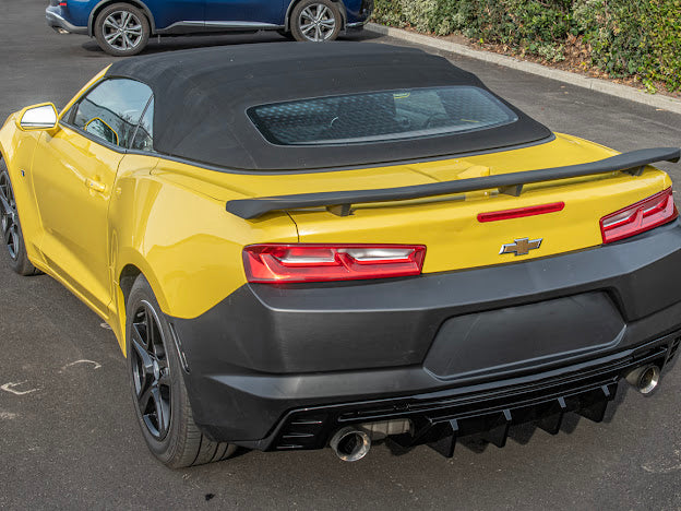 2016-Up 6th Gen Camaro - "ZL1 Performance Package" Rear Trunk Wing Wickerbill Spoiler - for all models