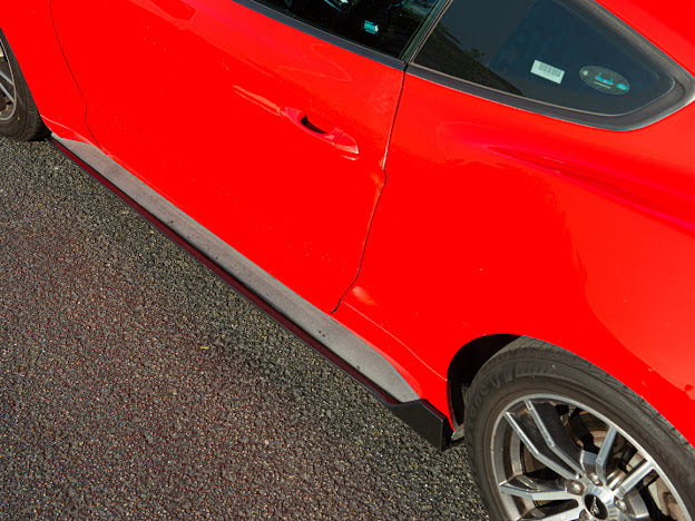 2015-23 FORD MUSTANG GT350 COUPE | PERFORMANCE PACKAGE SIDE SKIRTS ROCKER PANELS EXTENSION GROUND EFFECTS