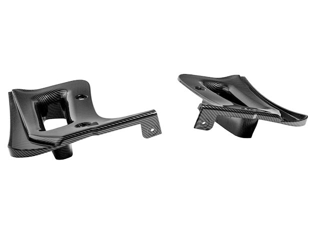 2023-Up Corvette C8 Z06 & E-RAY | Extended Hydro-Dipped Carbon Fiber Front & Rear Mud Flap Splash Guards