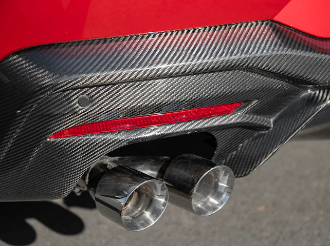 2024-Up Ford Mustang S650 | GT Style CARBON FIBER Rear Bumper Diffuser