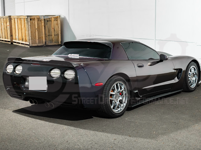 1997-2004 Corvette C5 Z06 Coupe | SDP Performance CARBON FIBER Rear Window Top Roof Wing Spoiler