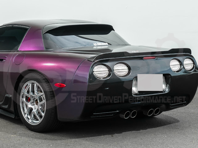 1997-2004 Corvette C5 Z06 Coupe | SDP Performance CARBON FIBER Rear Window Top Roof Wing Spoiler