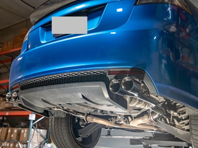 2008-2009 Pontiac G8 | T-304 Steel Muffler Delete Axle Back 3" Quad Tips Exhaust