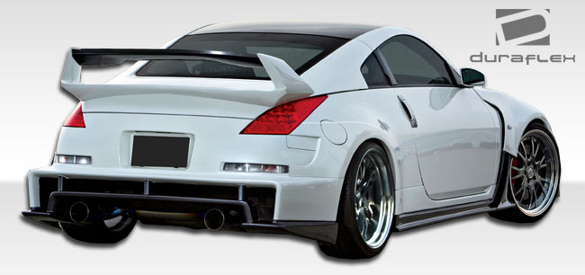 2003-2008 Nissan 350Z Z33 Duraflex AM-S Wide Body Rear Fender Flares - 2 Piece
