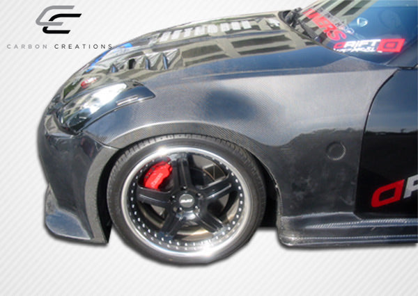 2003-2008 Nissan 350Z Z33 Carbon Creations OEM Look Fenders - 2 Piece