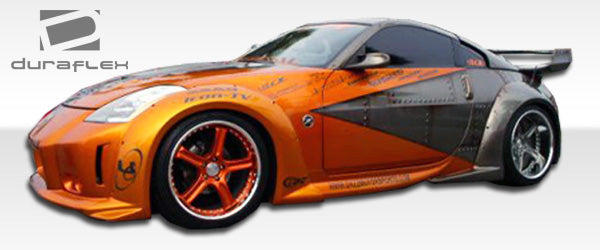 2003-2008 Nissan 350Z Z33 Duraflex Vader 3 Wide Body Kit - 8 Piece