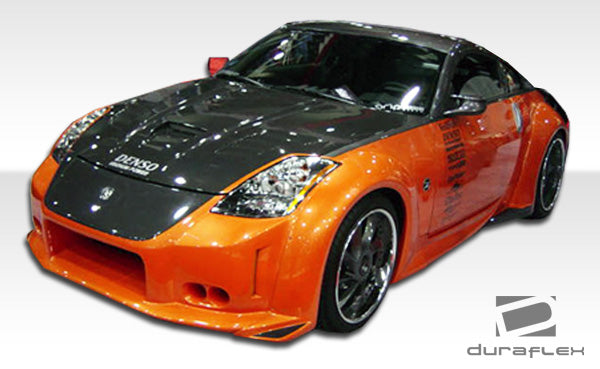 2003-2008 Nissan 350Z Z33 Duraflex Vader 3 Wide Body Front Fender Flares - 2 Piece