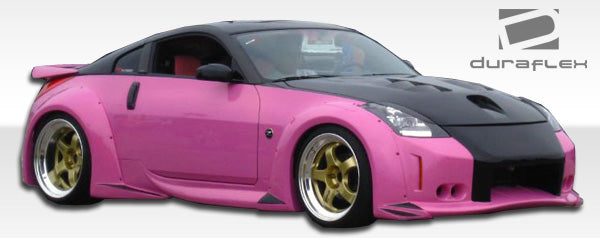 2003-2008 Nissan 350Z Z33 2DR Duraflex Vader 3 Wide Body Kit - 9 Piece
