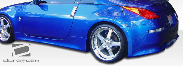 2003-2008 Nissan 350Z Z33 Duraflex V-Speed Side Skirts Rocker Panels - 2 Piece