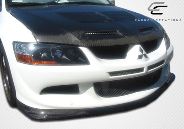 2003-2005 Mitsubishi Lancer Evolution 8 Carbon Creations Demon Front Lip Under Spoiler Air Dam - 1 Piece
