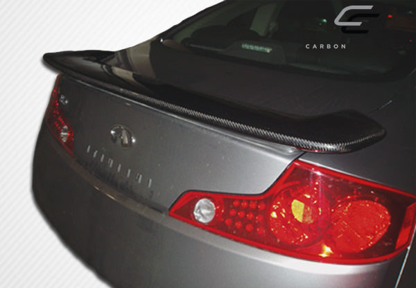 2003-2007 Infiniti G Coupe G35 Carbon Creations OEM Look Wing Trunk Lid Spoiler - 1 Piece