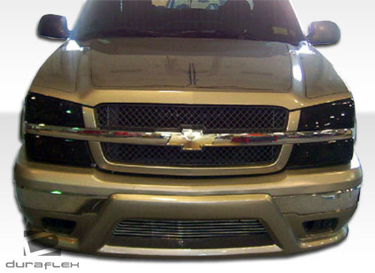 2003-2006 Chevrolet Silverado 2002-2006 Chevrolet Avalanche Duraflex Platinum Front Bumper Cover (w/o cladding) - 1 Piece