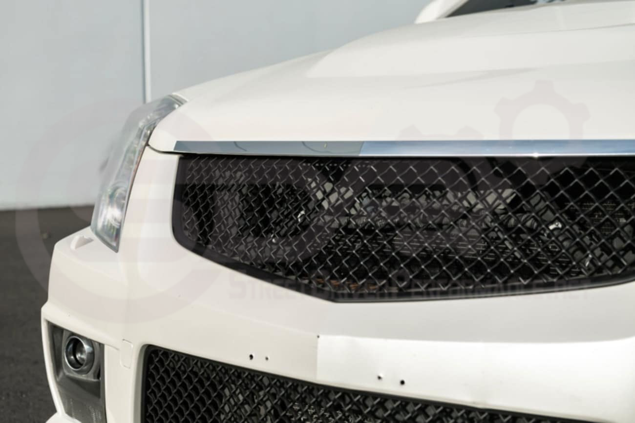 2009-2015 CTS-V V2 -  Black front grilles set (blank no emblem)