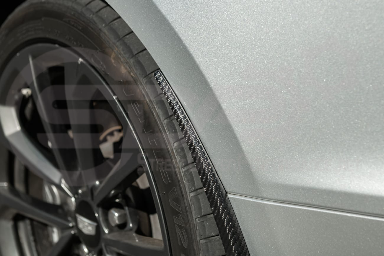 2016-2019 CADILLAC ATS-V SEDAN | SDP PERFORMANCE PACKAGE CARBON FIBER FRONT AND/OR REAR MUD FLAPS SPLASH GUARDS PAIR