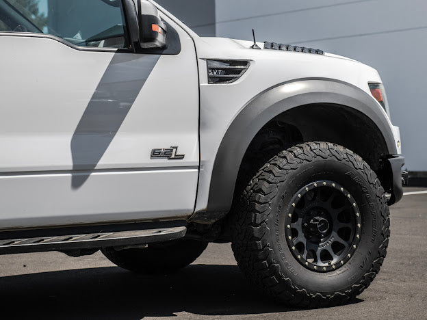 2009-2014 Ford F-150 Raptor SVT | SDP Package Carbon Fiber Side Fender Vents Trim Replacement (Pair)