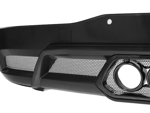 2020-Up Corvette C8 | Z06 Style Rear Center Quad Tips Exhaust Exit Grille Diffuser