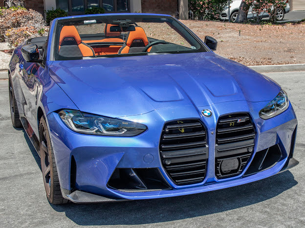 2021-Up BMW G82 / G83 M4 | Factory Extended Style Carbon Fiber Front Lip Splitter Pair Ground Effects