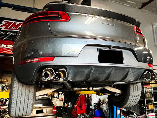 2014-2021 PORSCHE MACAN MUFFLER DELETE AXLE BACK QUAD TIPS EXHAUST