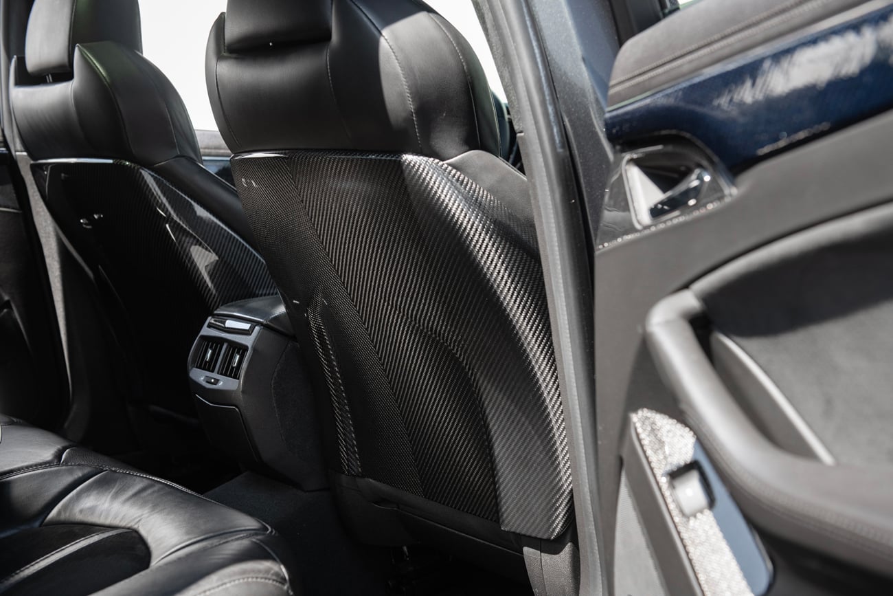 2009-2015 Cadillac CTS/CTS-V V2 CARBON FIBER SEAT BACK PANEL COVER REPLACEMENT PAIR