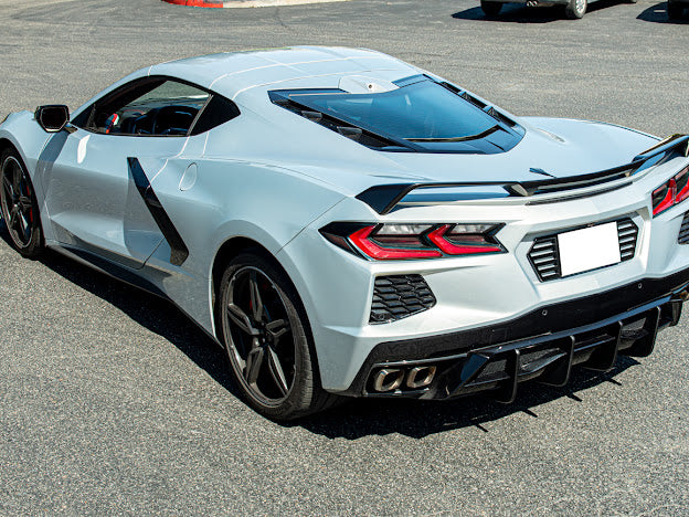 2020+ CORVETTE C8 Z51 REAR LOWER DIFFUSER FINS *ADD-ON*