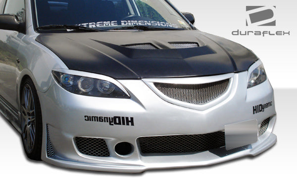 2004-2009 Mazda 3 4DR Duraflex Evo Hood - 1 Piece