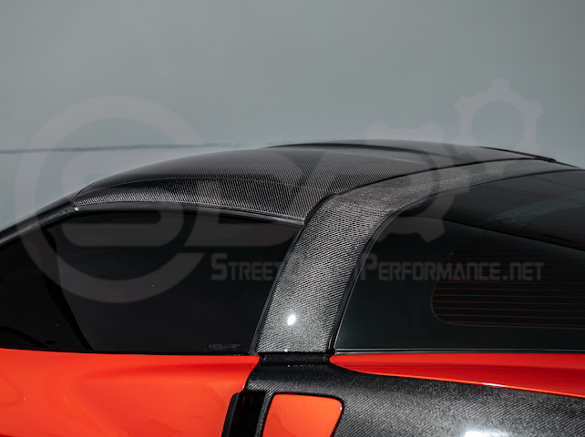 2005-2013 C6 Corvette - Carbon Fiber B-Pillar / Halo Cover