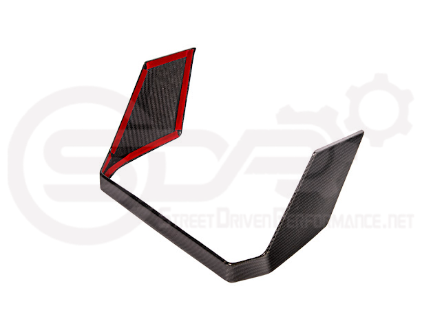 2024-Up Tesla Cybertruck | Interior DRY Carbon Fiber Rear Display Lower Trim Cover