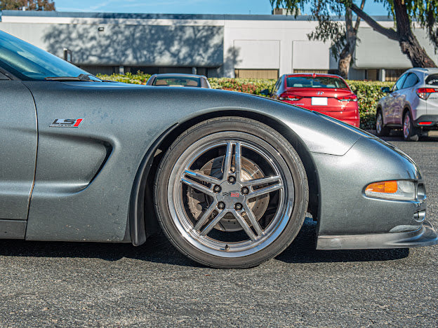 1997-2004 CHEVROLET CORVETTE C5 FRONT AND REAR EXTENDED SPLASH GUARDS / MUD FLAPS